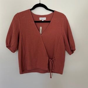 Madewell wrap top